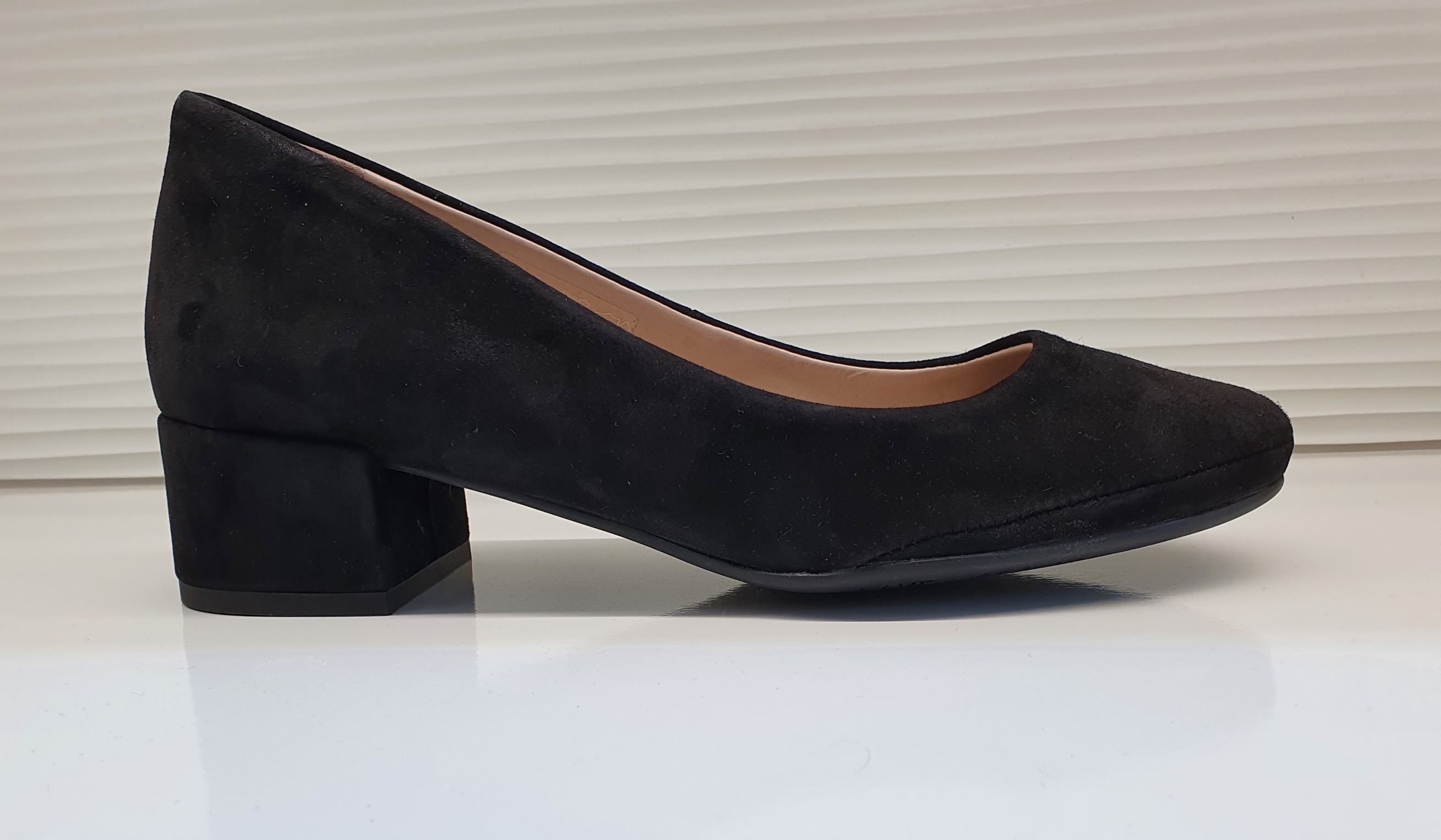 escarpin noir nubuck